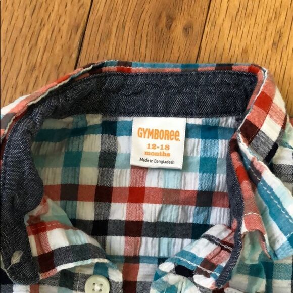 🎉 HP 🎉 🇺🇸 USA ! short sleeve button down 🇺🇸 - Picture 2 of 4